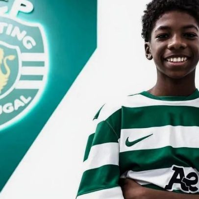 Diego Veiga assina contrato de formação com o Sporting