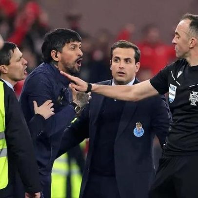 Lucho González suspenso por um jogo e oito dias