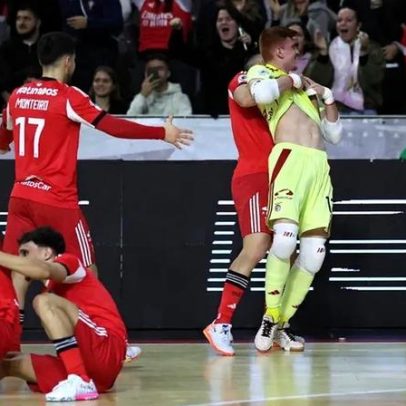Benfica vence nos penáltis e enfrenta Eléctrico na final da Taça da Liga