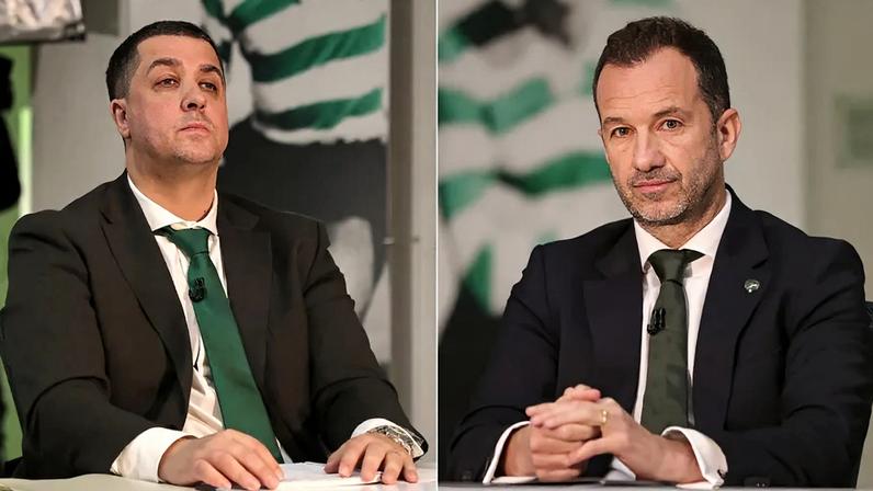 Bruno Sorreluz (lista A) e Frederico Varandas (lista B) concorrem às eleições do Sporting