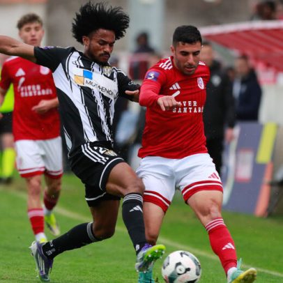 Visitantes vencem em Santarém-Amarante por 2-1