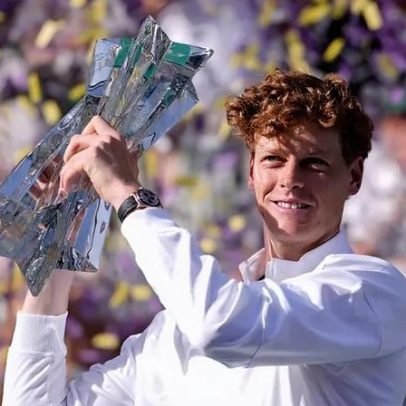Sinner vence Medvedev em dois tie-breaks e conquista Indian Wells