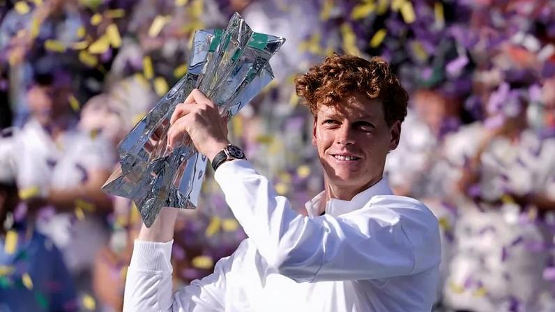 Sinner vence Medvedev em dois tie-breaks e conquista Indian Wells