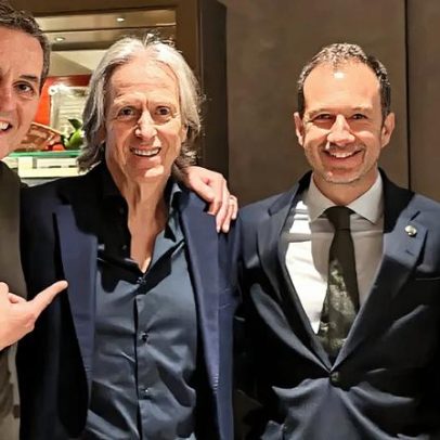 Jorge Jesus e Frederico Varandas reunidos no Solar dos Presuntos