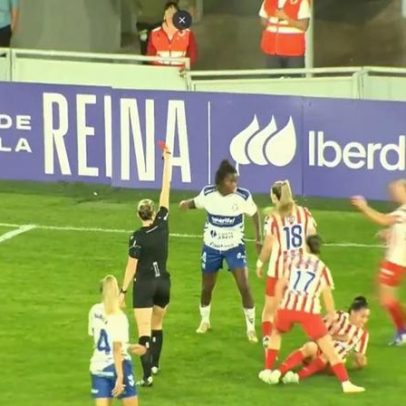 Jogadora do Atlético de Madrid acusada de racismo em jogo da Taça da Rainha