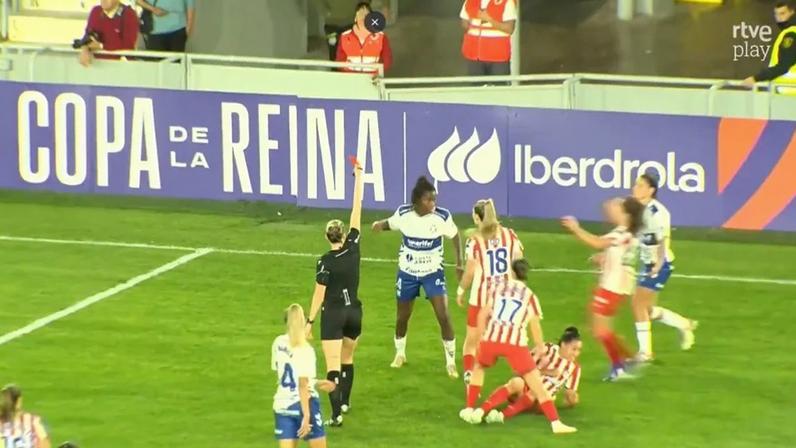 Jogadora do Atlético Madrid acusada de racismo em jogo da Taça da Rainha