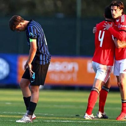 Benfica avança às meias-finais da Youth League com recorde de golos
