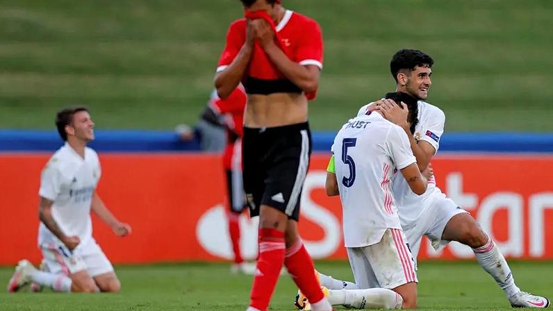 A final perdida para os juniores do Real Madrid, em 2020