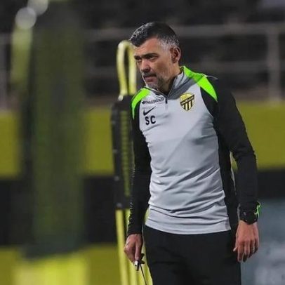 Al Ittihad de Sérgio Conceição perde nos penáltis na Taça do Rei saudita