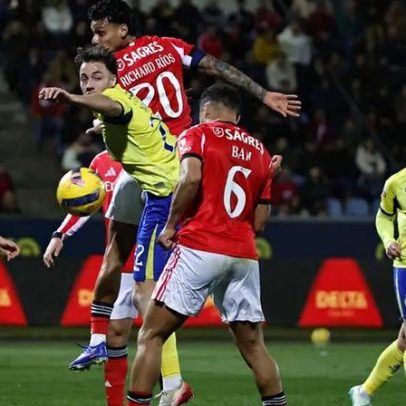 Benfica lidera remates de cabeça e recebe reconhecimento