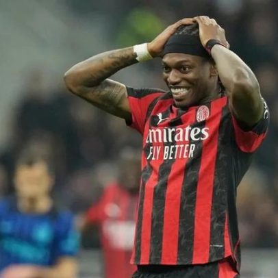 Rafael Leão falha jogo do Milan por lesão, complica Martínez