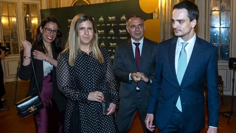 Margarida Balseiro Lopes com Daniel Monteiro