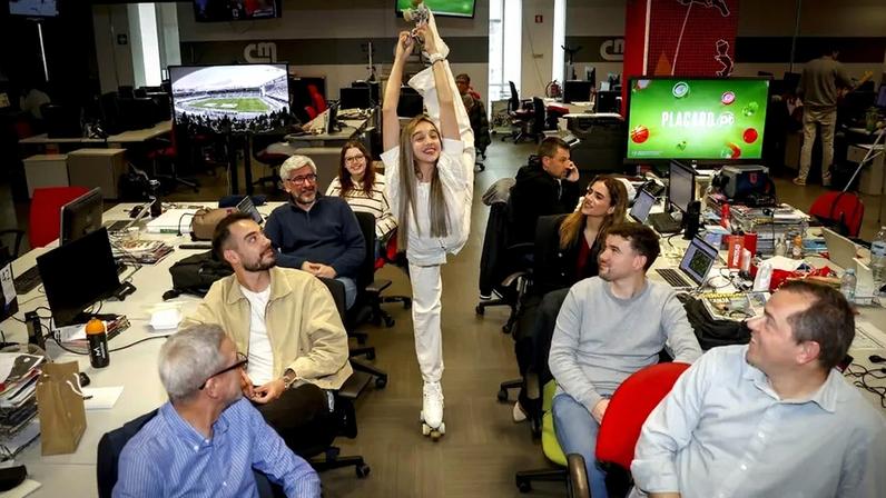 Madalena Costa na redação