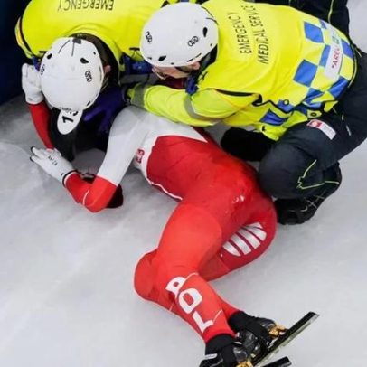 Patinadora quase perdeu o olho e revela sequelas ao olhar para cima