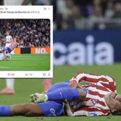 Atlético de Madrid acusa Federação e arbitragem após jogo com Real Madrid