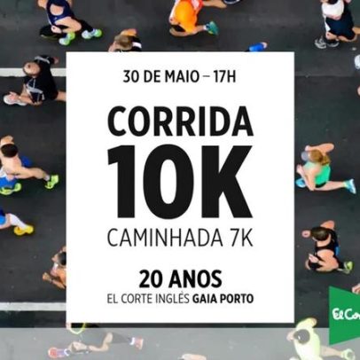 Corrida 20 anos El Corte Inglés Gaia-Porto já abriu inscrições