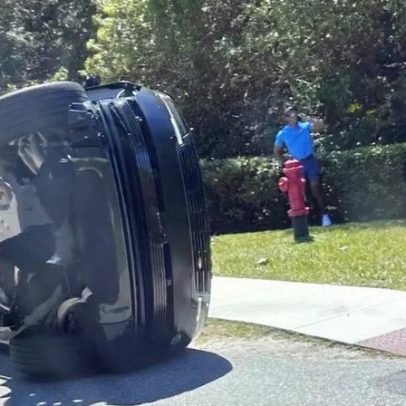 Tiger Woods regista histórico com quatro acidentes de viação e duas detenções