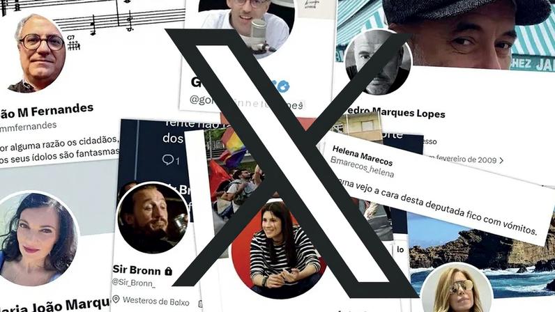 Rede social Twitter passou a chamar-se X, em 2023