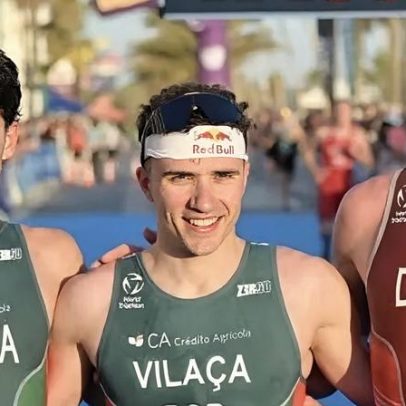 Vasco Vilaça vence Taça da Europa de Quarteira no triatlo