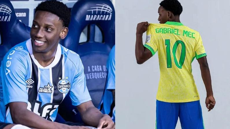 Mec é internacional sub-17 pelo Brasil, mas nesta pausa foi chamado aos sub-20