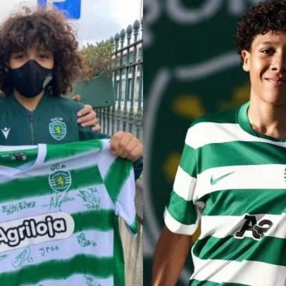 Laurindo, Leão dos Açores, assina contrato de formação com o Sporting