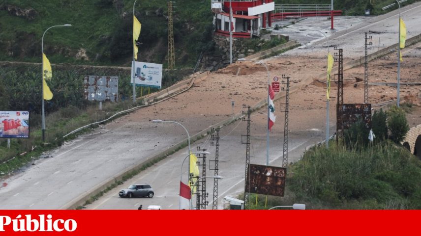 No domingo, Israel atacou uma importante auto-estrada que passa sobre o rio Litani, junto a Qasmiyeh