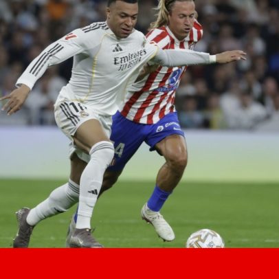 Real Madrid troca exames de Mbappé, que jogou lesionado
