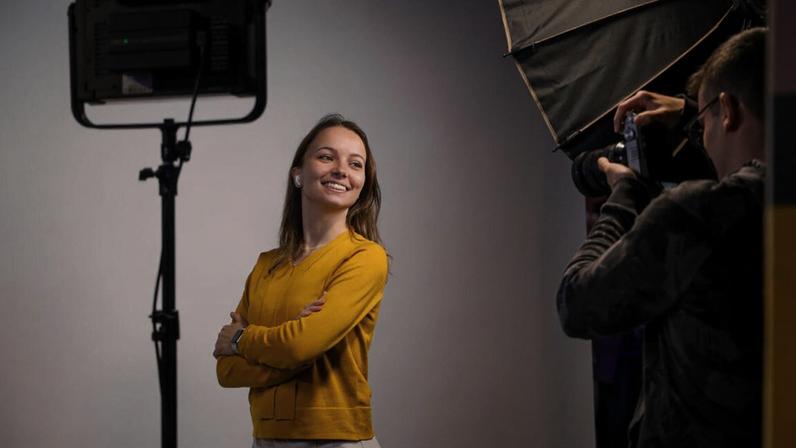 Visitantes terão acesso a um serviço de fotografia profissional para o CV