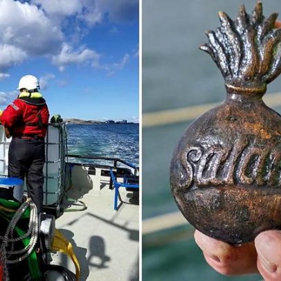 Navio de guerra afundado por Nelson, encontrado na Dinamarca