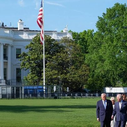 Trumps recebem Carlos III e Camila na Casa Branca