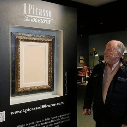 Rifa em Paris oferece Picasso por 100 € para investigação do Alzheimer