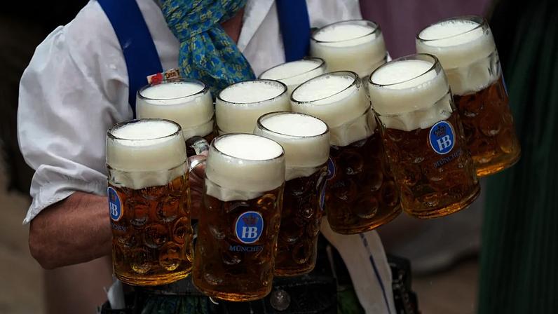Cerveja na Oktoberfest de Munique, 21 de setembro de 2024