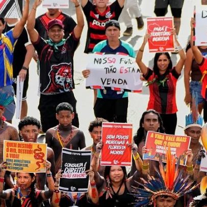 Marchas indígenas em Brasília pelo direito à terra entram no terceiro dia