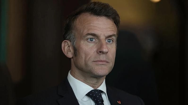 O Presidente francês Emmanuel Macron.