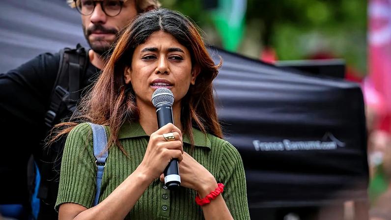 Advogado de Rima Hassan nega posse ou consumo de droga