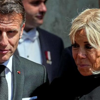 Papa Leão encontra Macron no Vaticano