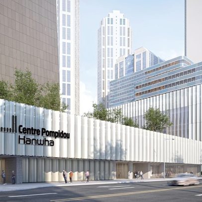 Macron inaugura Centro Pompidou Hanwha em Seul