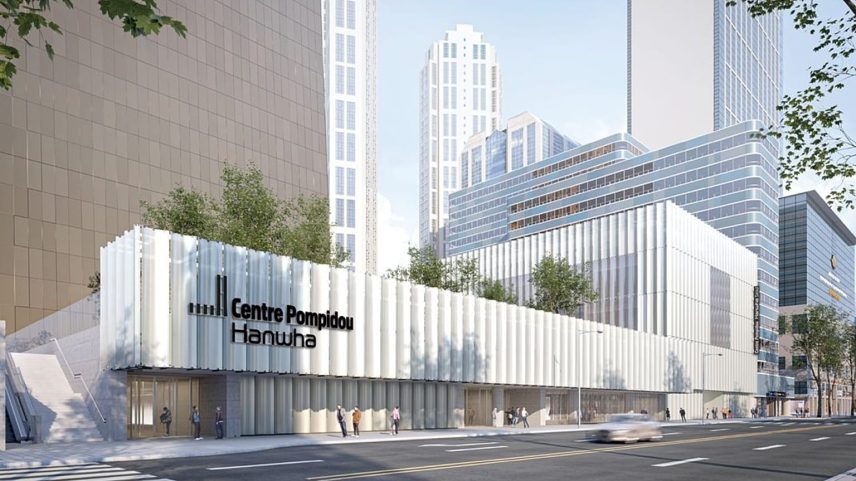 Macron inaugura Centro Pompidou Hanwha em Seul