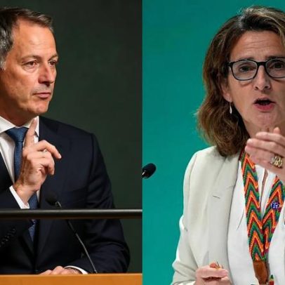 Ribera e De Croo na Euronews discutem Hormuz, com França e Reino Unido à frente