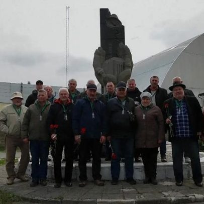 Liquidadores de Chernobyl regressam ao local 40 anos após o desastre