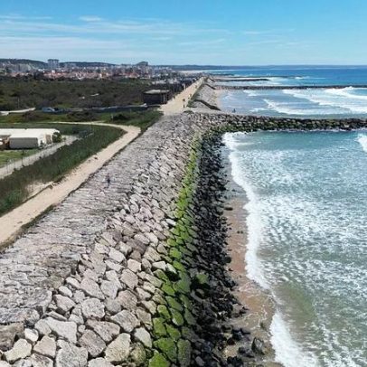 Tempestades marcam litoral português com recuo de praias em metros
