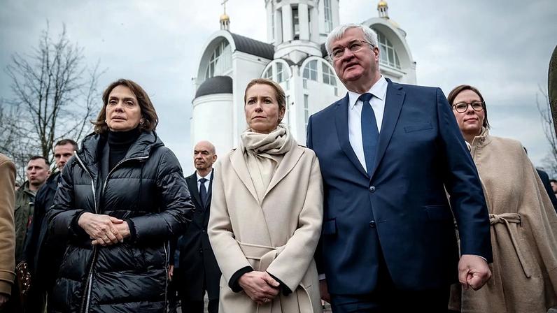 Kaja Kallas em Kiev.