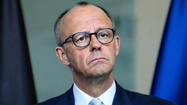 O Chanceler Federal Friedrich Merz (CDU) na Chancelaria Federal, Berlim, 9 de abril de 2026