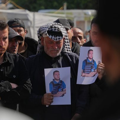 Gaza lamenta morte do jornalista da Al Jazeera Mohammed Wishah em ataque de drone