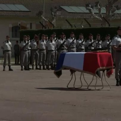 França presta homenagem nacional a soldado morto no Líbano