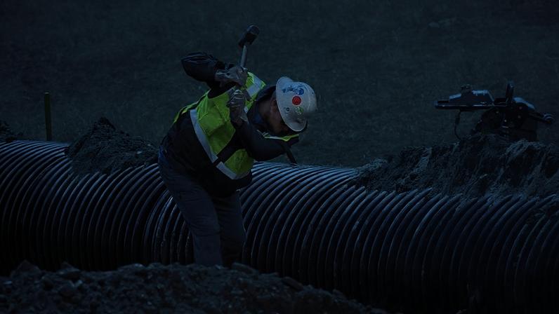 A construção continua na mina da Lithium Nevada Corp. no projeto Thacker Pass, a 24 de abril de 2023, perto de Orovada, Nevada.