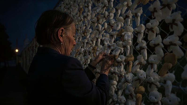 Washington exibe 20 mil ursos de peluche para lembrar crianças ucranianas raptadas