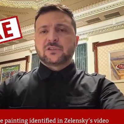 Alegação de quadro roubado no gabinete de Zelenskyy