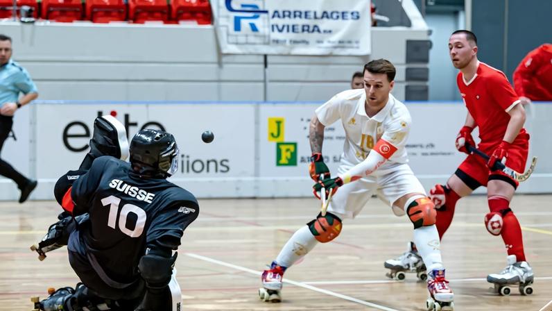 Hélder Nunes fez o terceiro golo de Portugal diante da Suíça, em Montreux