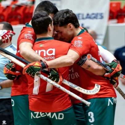 Hóquei: Portugal vence a França e segue para as meias-finais em Montreux